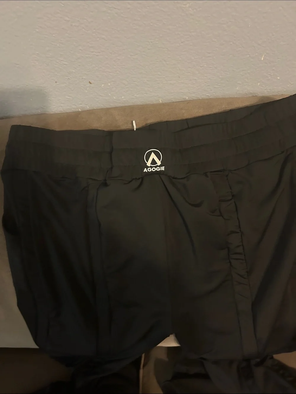 AGOGIE, Resistance Band Sportswear Pants with Built-In Bands - Black